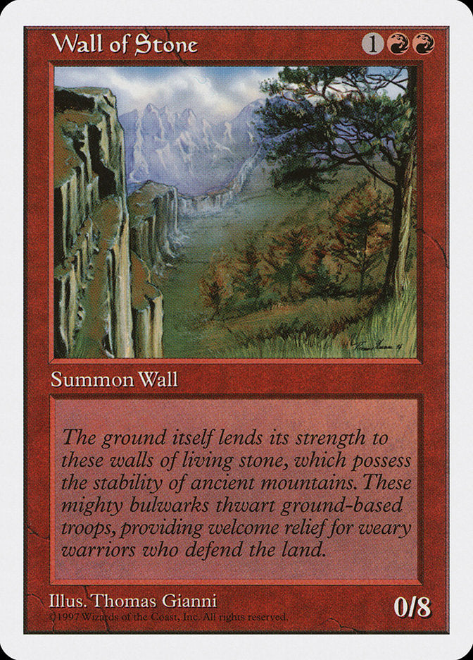 Wall of Stone [Fifth Edition] | Gate City Games LLC