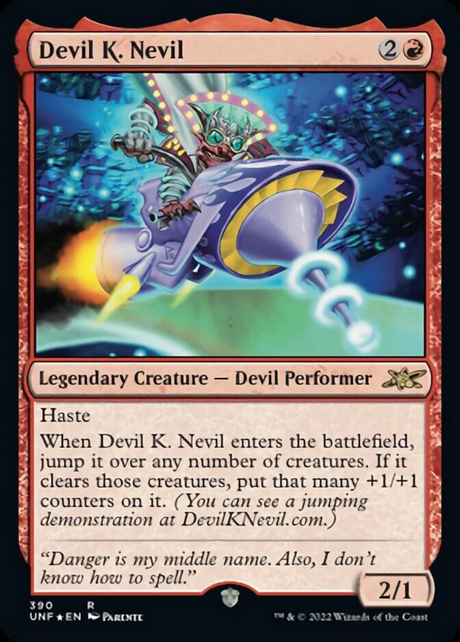 Devil K. Nevil (Galaxy Foil) [Unfinity] | Gate City Games LLC