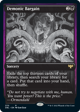 Demonic Bargain [Innistrad: Double Feature] | Gate City Games LLC