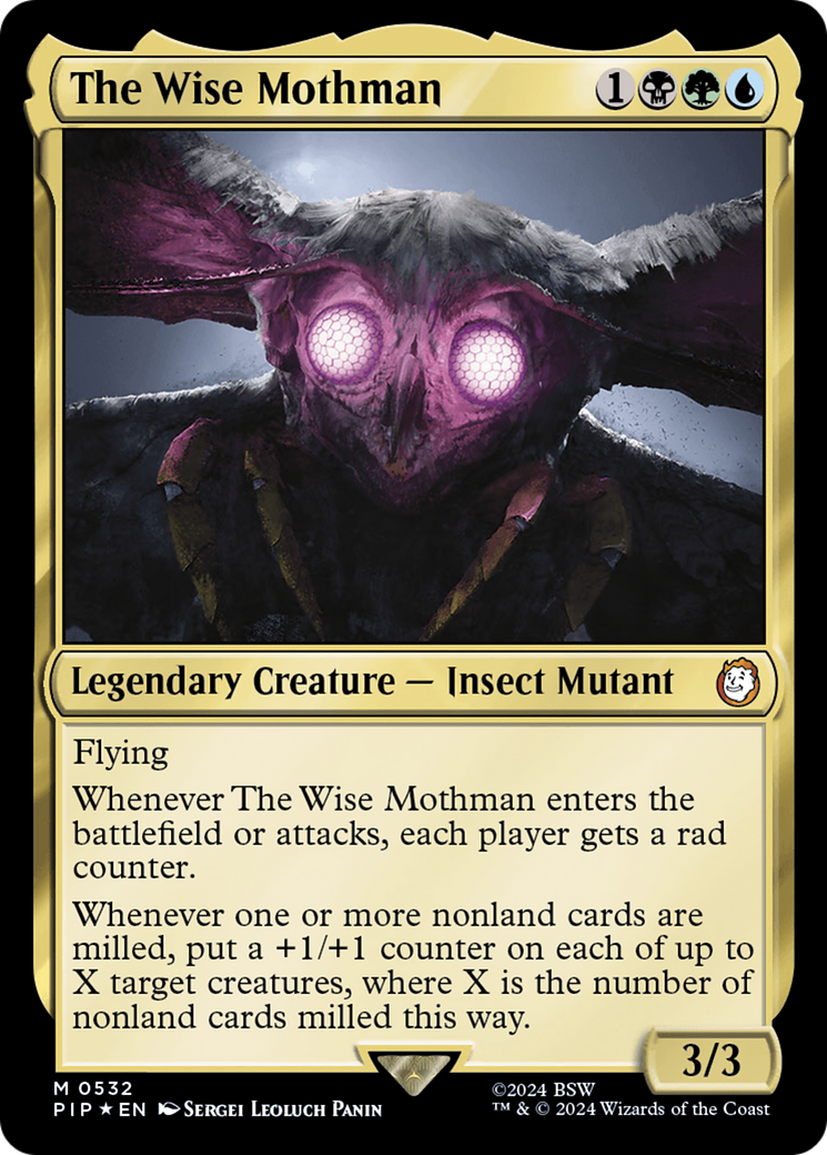 The Wise Mothman (Surge Foil) [Fallout] | Gate City Games LLC