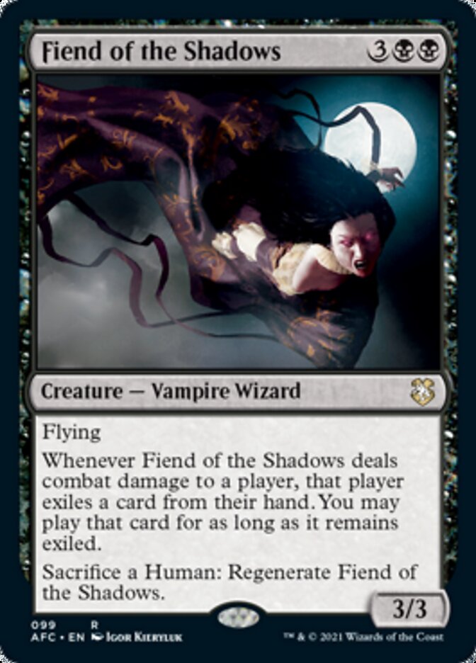 Fiend of the Shadows [Dungeons & Dragons: Adventures in the Forgotten Realms Commander] | Gate City Games LLC