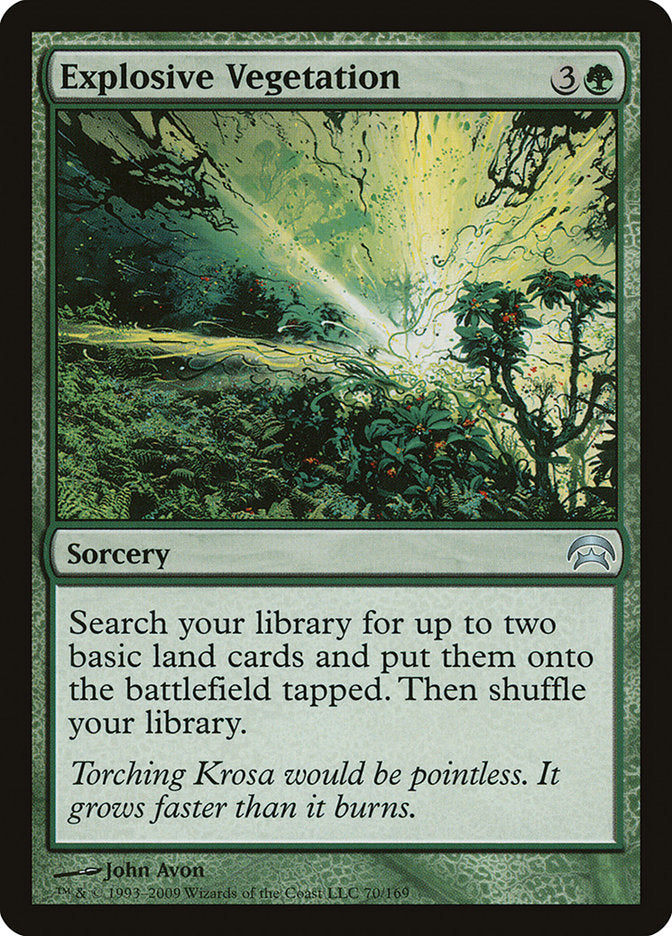 Explosive Vegetation [Planechase] | Gate City Games LLC