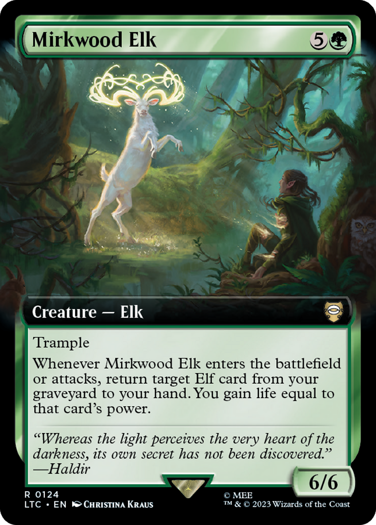 Mirkwood Elk (Extended Art) [The Lord of the Rings: Tales of Middle-Earth Commander] | Gate City Games LLC