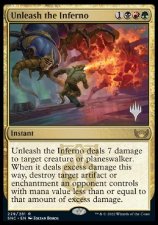Unleash the Inferno (Promo Pack) [Streets of New Capenna Promos] | Gate City Games LLC