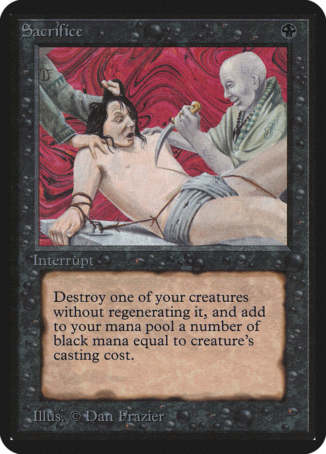 Sacrifice [Alpha Edition] | Gate City Games LLC