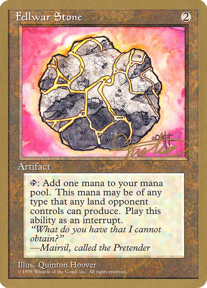Fellwar Stone (Mark Justice) [Pro Tour Collector Set] | Gate City Games LLC