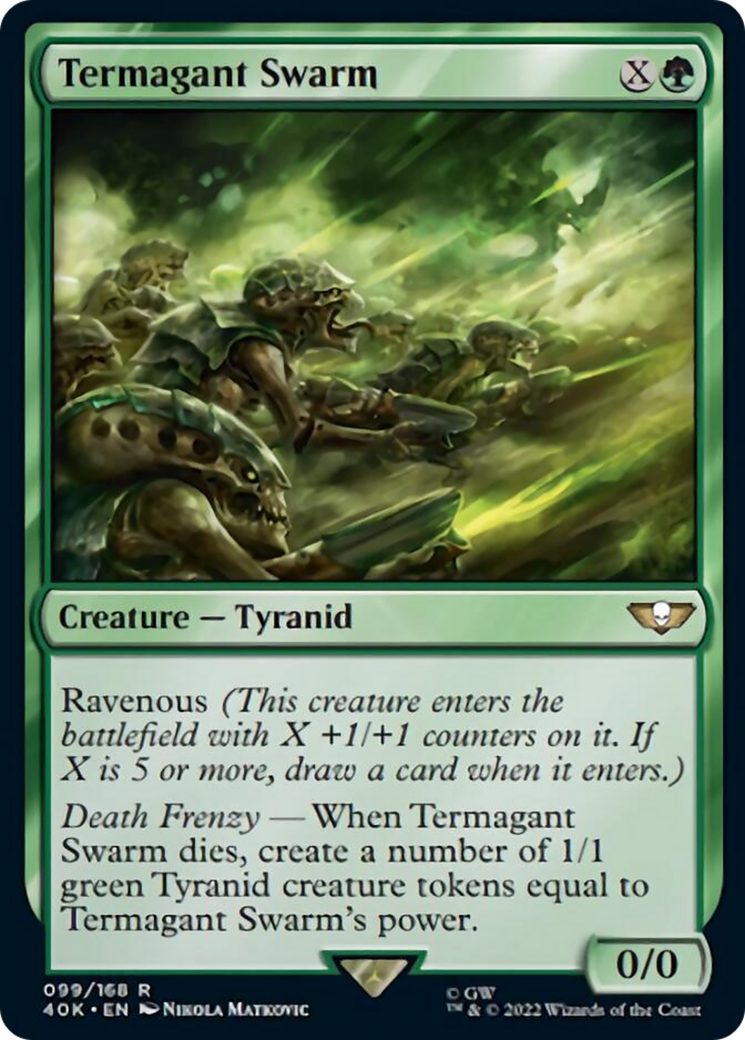 Termagant Swarm (Surge Foil) [Warhammer 40,000] | Gate City Games LLC
