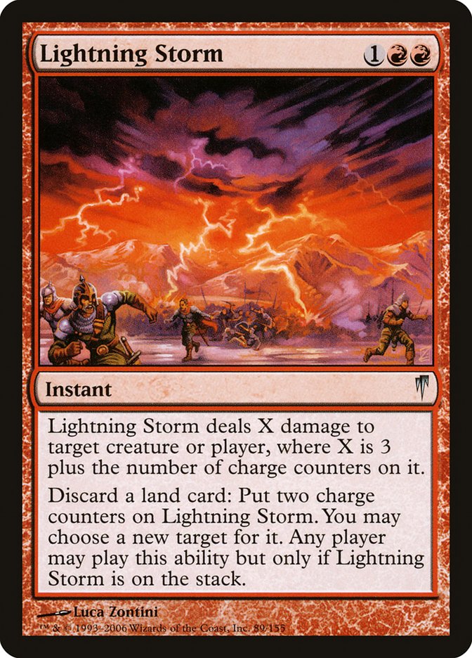 Lightning Storm [Coldsnap] | Gate City Games LLC