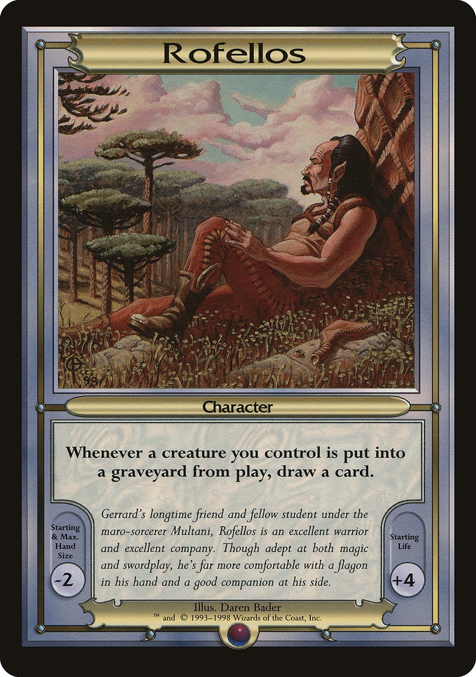 Rofellos [Vanguard Series] | Gate City Games LLC