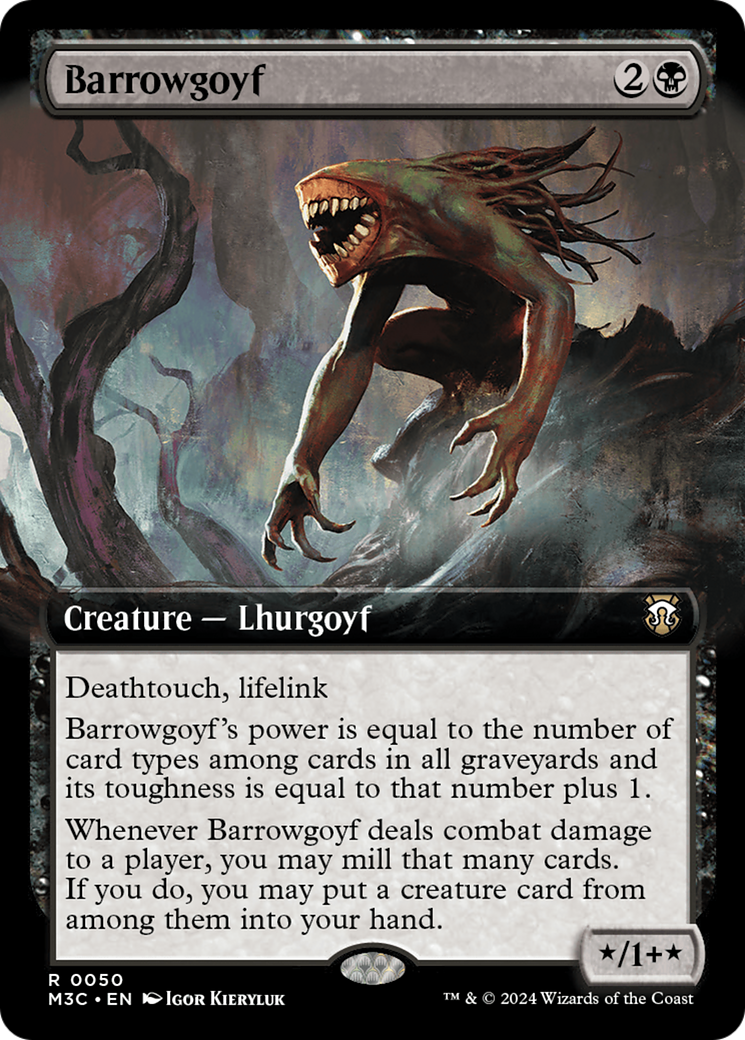 Barrowgoyf (Extended Art) [Modern Horizons 3 Commander] | Gate City Games LLC