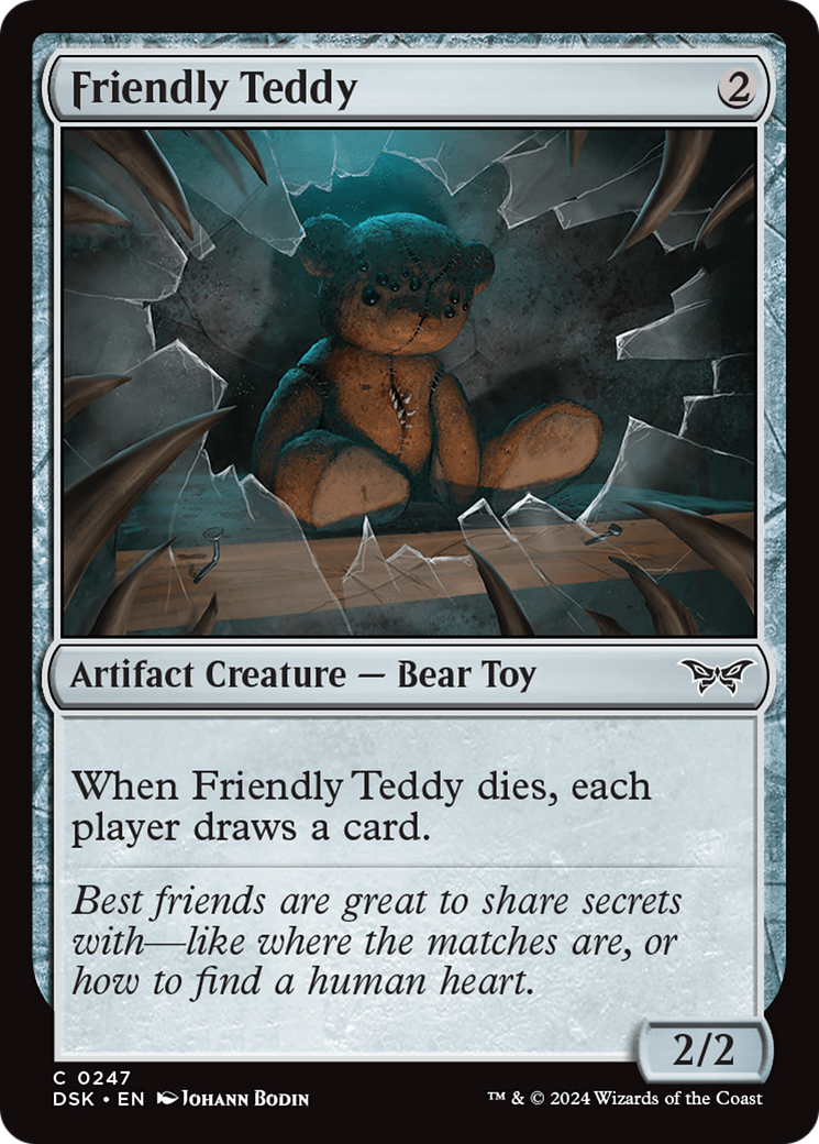 Friendly Teddy [Duskmourn: House of Horror] | Gate City Games LLC