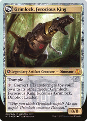 Grimlock, Dinobot Leader // Grimlock, Ferocious King [HasCon 2017] | Gate City Games LLC