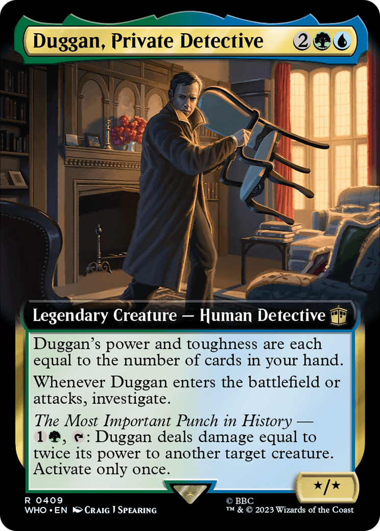 Duggan, Private Detective (Extended Art) [Doctor Who] | Gate City Games LLC