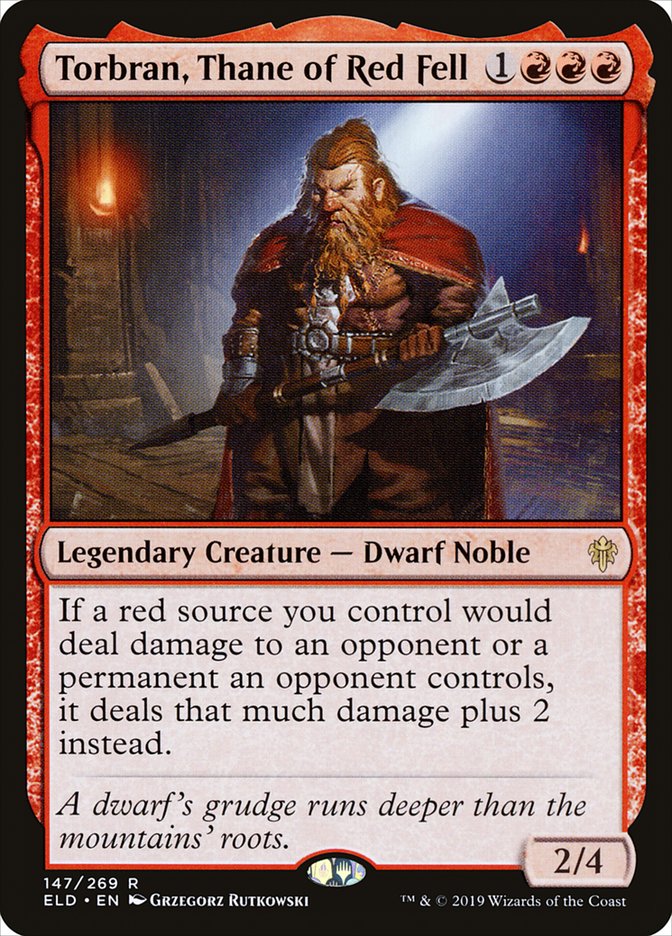 Torbran, Thane of Red Fell [Throne of Eldraine] | Gate City Games LLC