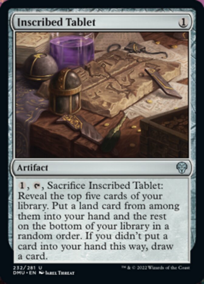 Inscribed Tablet [Dominaria United] | Gate City Games LLC