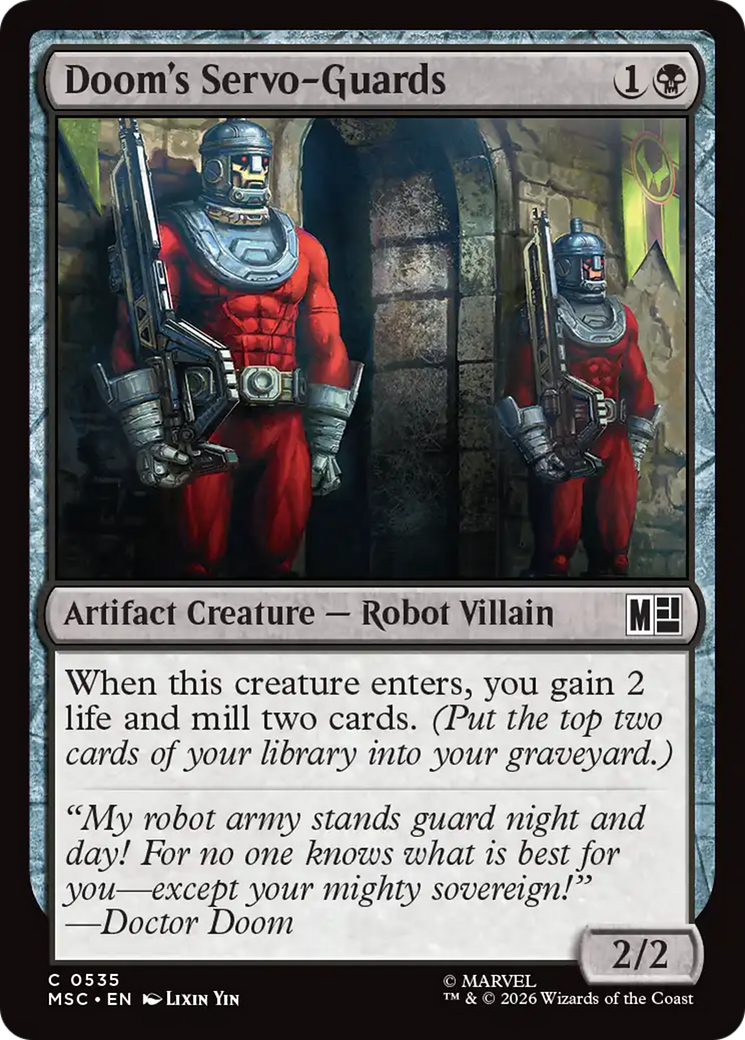 Doom's Servo-Guards [Marvel Super Heroes Commander] | Gate City Games LLC