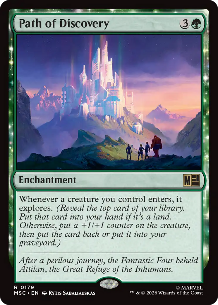 Path of Discovery (Surge Foil) [Marvel Super Heroes Commander] | Gate City Games LLC