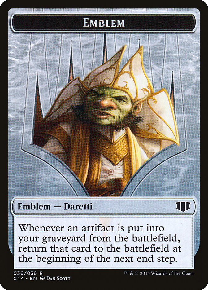 Daretti, Scrap Savant Emblem // Tuktuk the Returned Double-Sided Token [Commander 2014 Tokens] | Gate City Games LLC