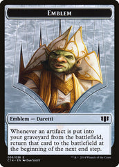 Daretti, Scrap Savant Emblem // Tuktuk the Returned Double-Sided Token [Commander 2014 Tokens] | Gate City Games LLC