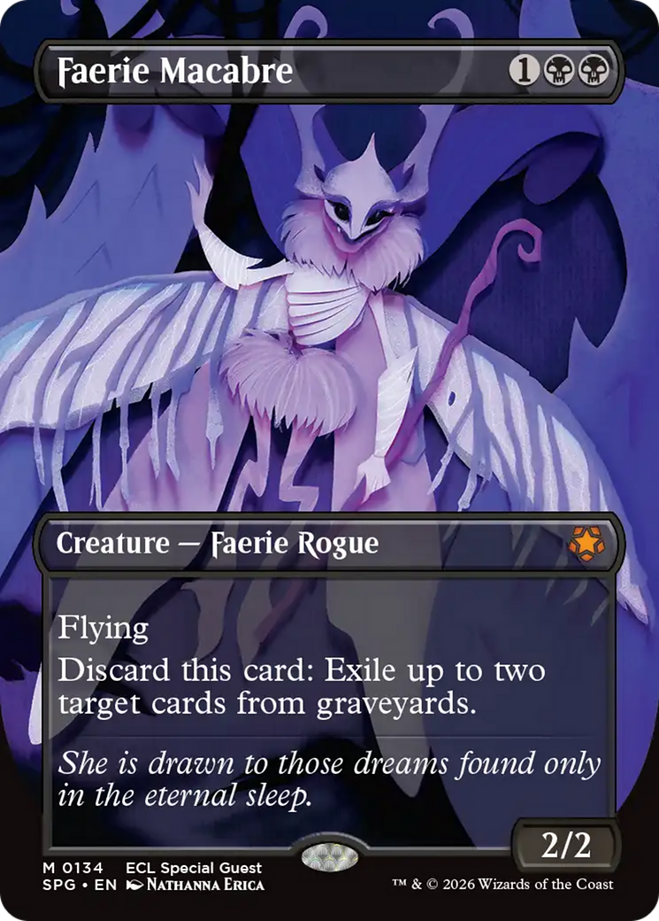 Faerie Macabre (Borderless) [Lorwyn Eclipsed Special Guests] | Gate City Games LLC