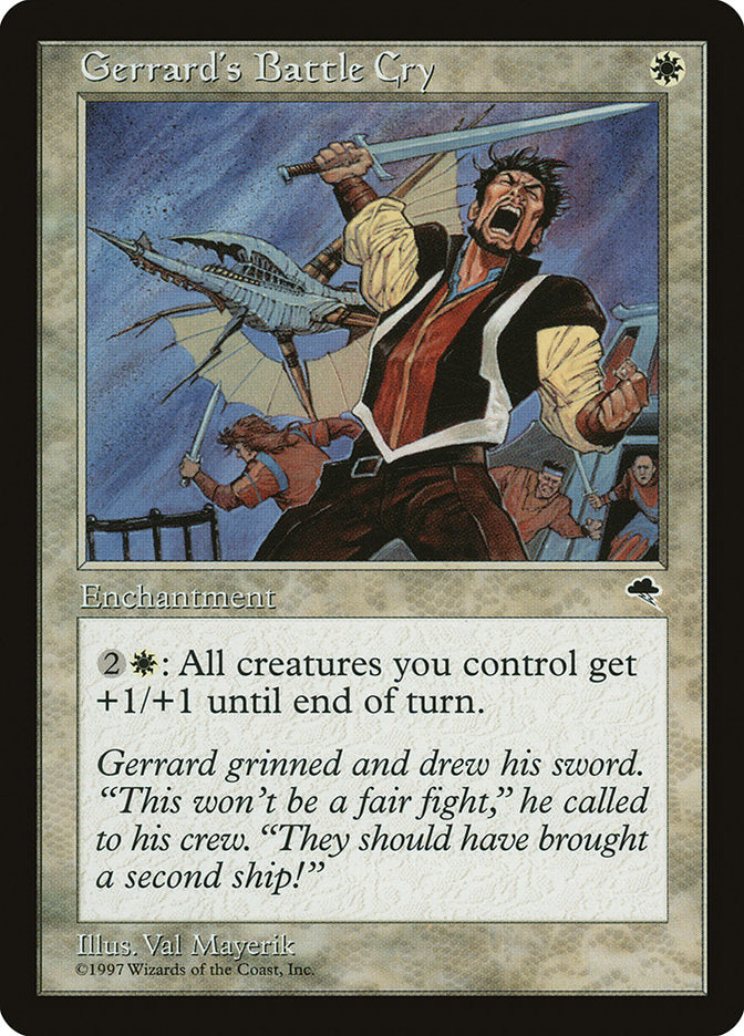 Gerrard's Battle Cry [Tempest] | Gate City Games LLC
