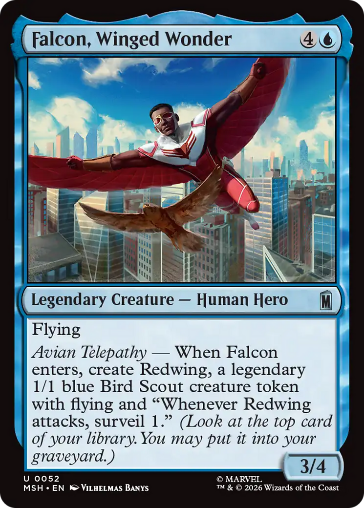 Falcon, Winged Wonder [Marvel Super Heroes] | Gate City Games LLC