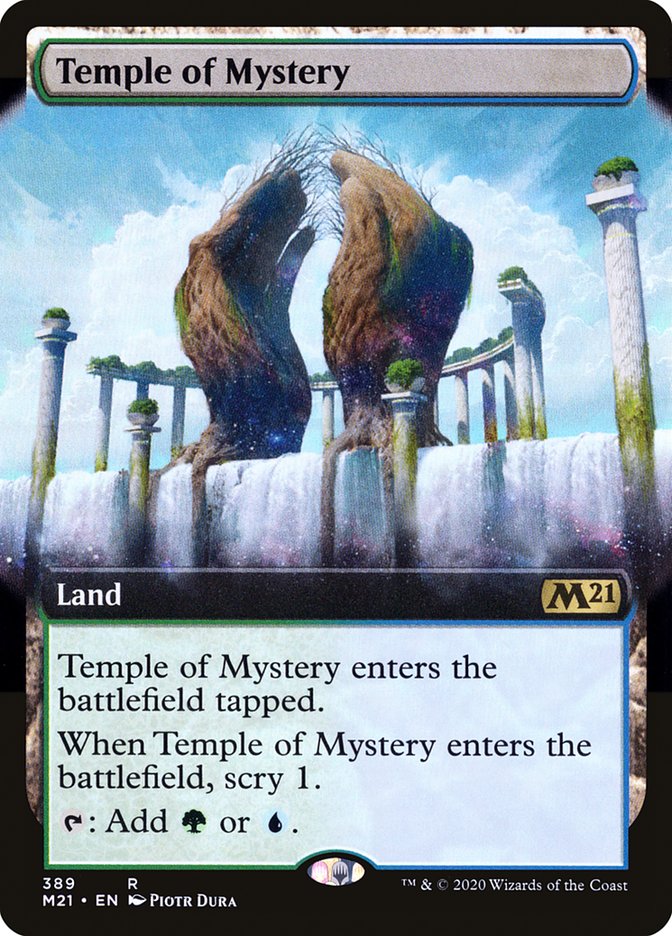 Temple of Mystery (Extended Art) [Core Set 2021] | Gate City Games LLC