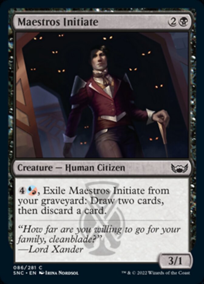 Maestros Initiate [Streets of New Capenna] | Gate City Games LLC