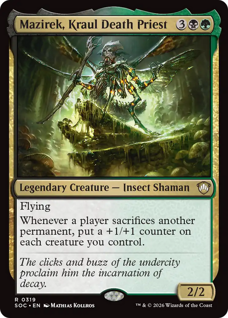 Mazirek, Kraul Death Priest [Secrets of Strixhaven Commander] | Gate City Games LLC