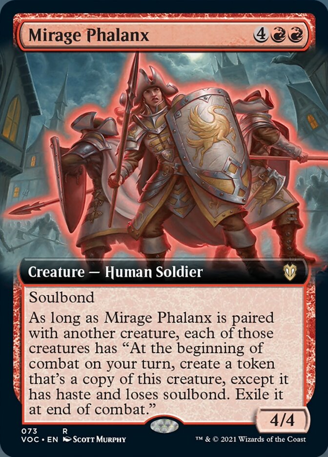 Mirage Phalanx (Extended Art) [Innistrad: Crimson Vow Commander] | Gate City Games LLC