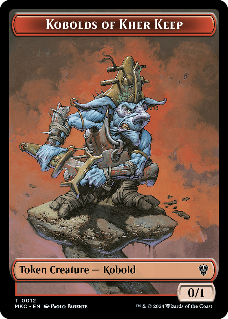 Soldier // Kobolds of Kher Keep Double-Sided Token [Murders at Karlov Manor Commander Tokens] | Gate City Games LLC