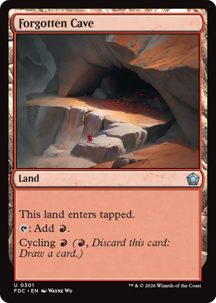 Forgotten Cave [Foundations Commander] | Gate City Games LLC