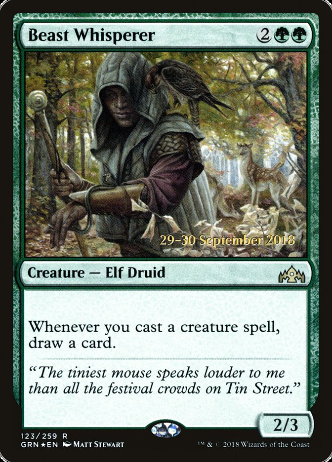 Beast Whisperer [Guilds of Ravnica Prerelease Promos] | Gate City Games LLC