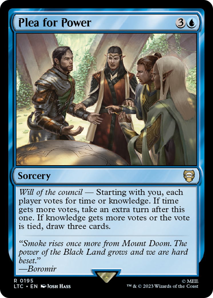 Plea for Power [The Lord of the Rings: Tales of Middle-Earth Commander] | Gate City Games LLC