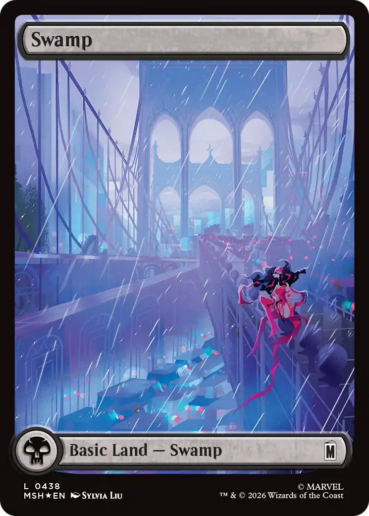 Swamp (0438) (Surge Foil) [Marvel Super Heroes] | Gate City Games LLC