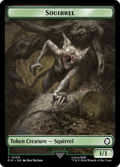 Radiation // Squirrel Double-Sided Token [Fallout Tokens] | Gate City Games LLC
