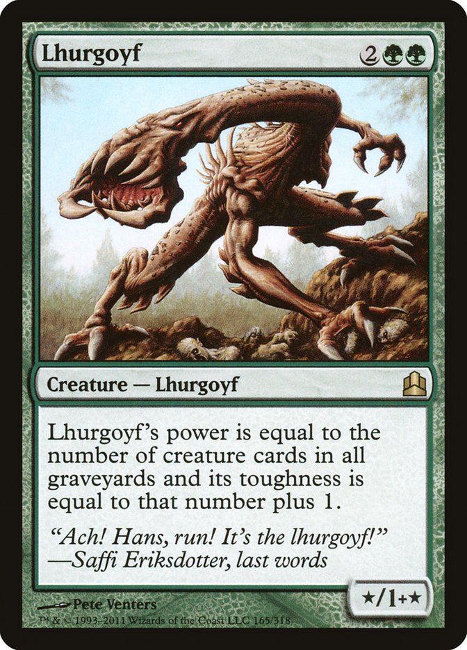 Lhurgoyf [Commander 2011] | Gate City Games LLC