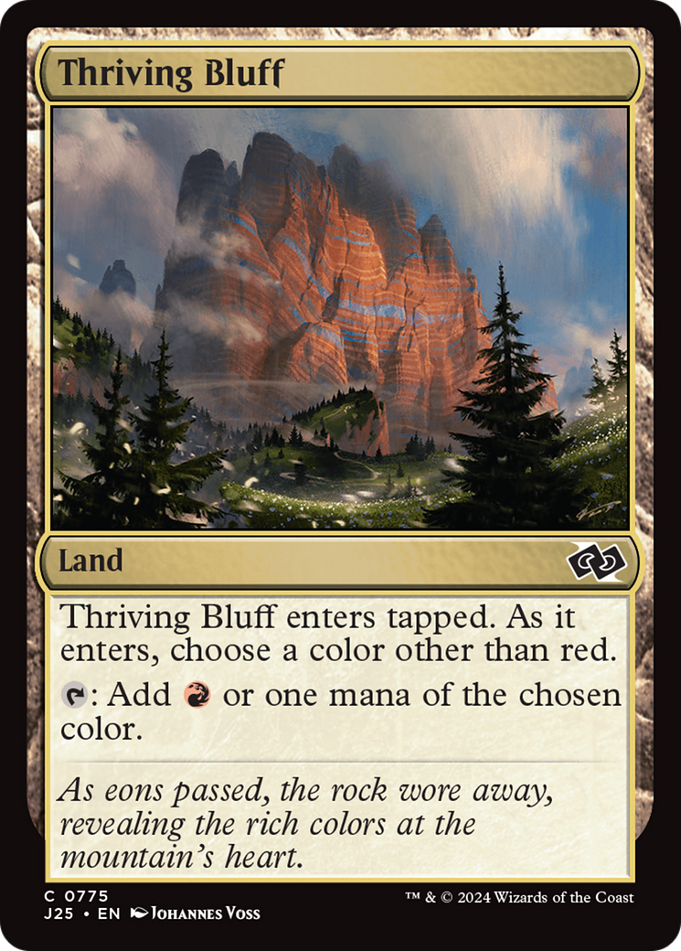 Thriving Bluff [Foundations Jumpstart] | Gate City Games LLC