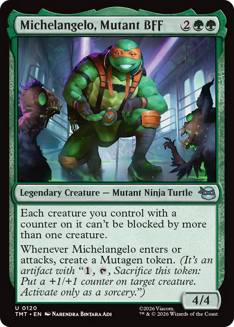 Michelangelo, Mutant BFF [Teenage Mutant Ninja Turtles] | Gate City Games LLC