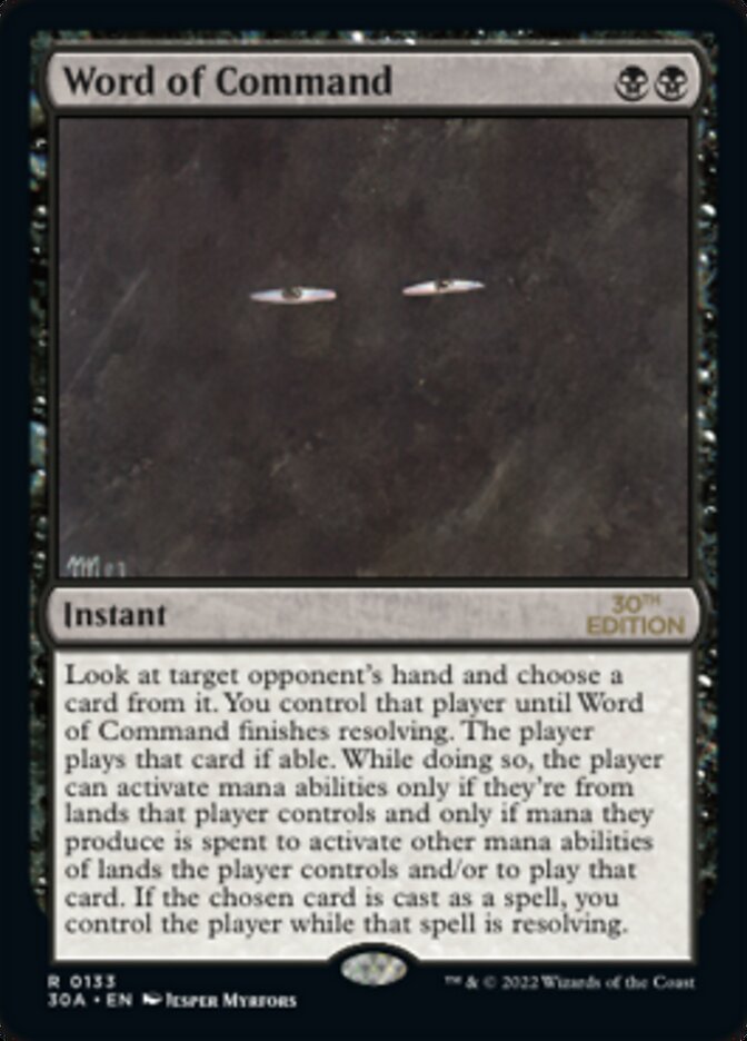 Word of Command [30th Anniversary Edition] | Gate City Games LLC