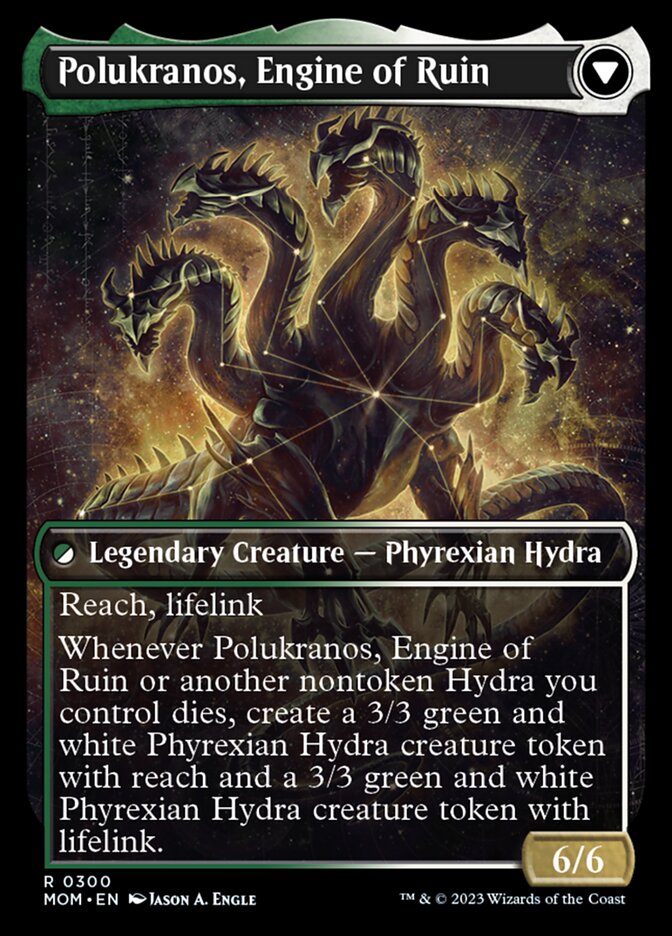 Polukranos Reborn // Polukranos, Engine of Ruin (Showcase Planar Booster Fun) [March of the Machine] | Gate City Games LLC