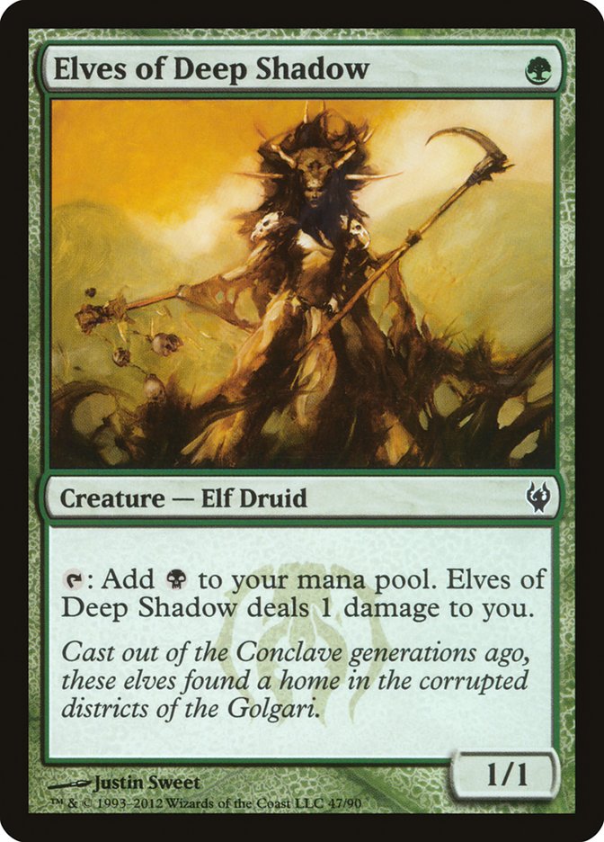 Elves of Deep Shadow [Duel Decks: Izzet vs. Golgari] | Gate City Games LLC