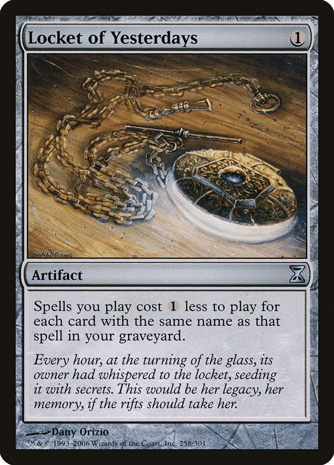 Locket of Yesterdays [Time Spiral] | Gate City Games LLC