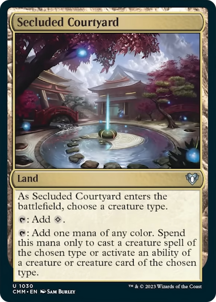 Secluded Courtyard [Commander Masters] | Gate City Games LLC