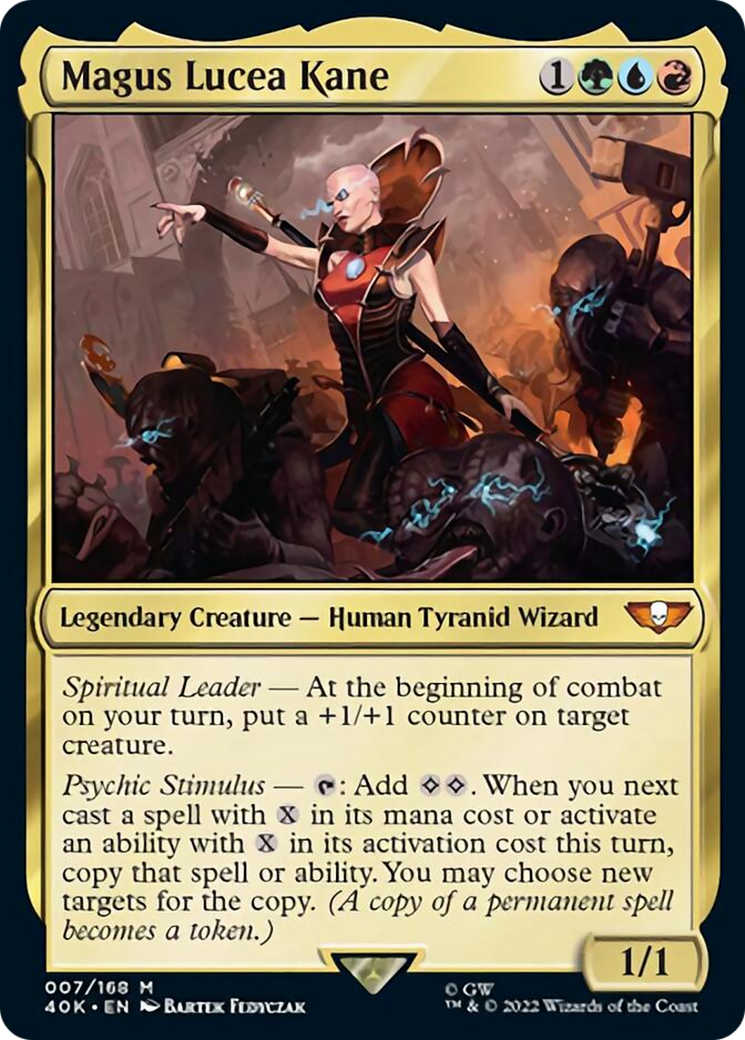 Magus Lucea Kane (Surge Foil) [Warhammer 40,000] | Gate City Games LLC