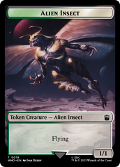 Alien Angel // Alien Insect Double-Sided Token [Doctor Who Tokens] | Gate City Games LLC