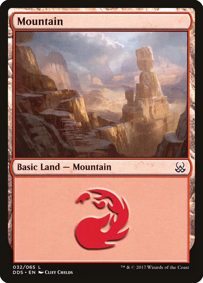 Mountain (32) [Duel Decks: Mind vs. Might] | Gate City Games LLC