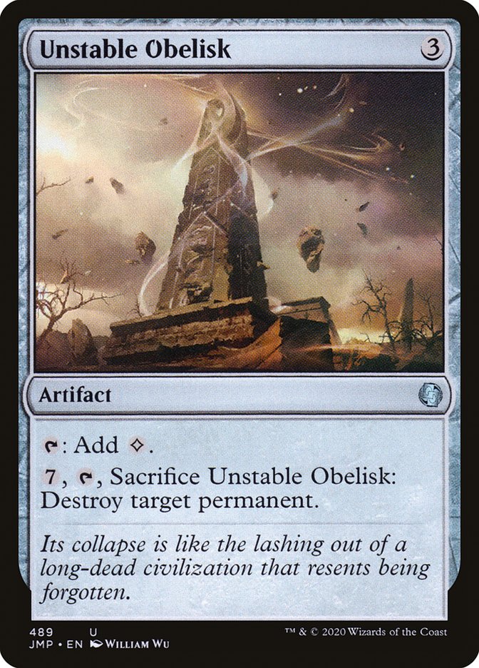 Unstable Obelisk [Jumpstart] | Gate City Games LLC