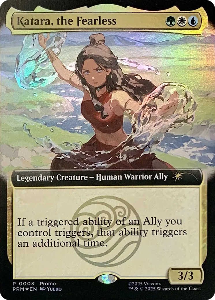 Katara, the Fearless (Extended Art) [Media Promos] | Gate City Games LLC