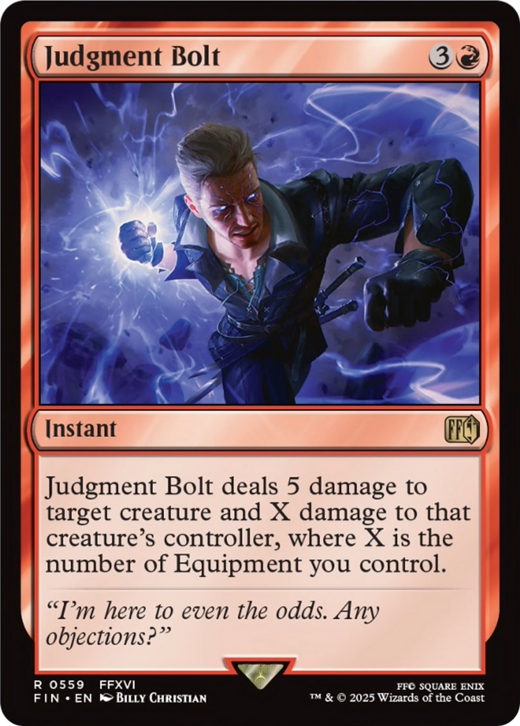 Judgment Bolt [FINAL FANTASY] | Gate City Games LLC